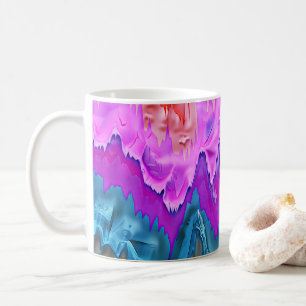 "Radiant Reflection" Colourful Abstract Art  Coffee Mug