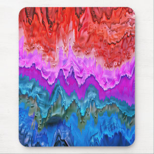"Radiant Reflection" Colourful Abstract Art Mouse Mat