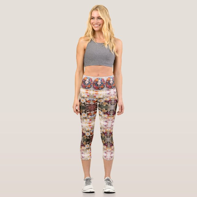 Radiant Resilience1 Capri Leggings (Front)