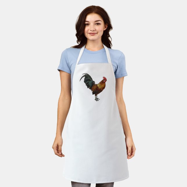 Radiant Rooster Apron (Worn)