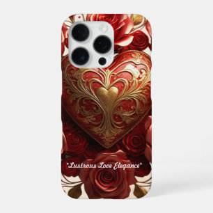 "Radiant Rose Elegance" iPhone 16 Pro Case