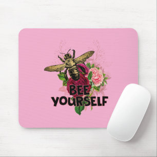 Radiant Rose & the Gentle Bee, Bee Yourself Mouse Mat