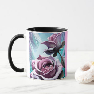 Radiant Roses: Perfectly Pink and Purple Petals Mug