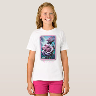 Radiant Roses: Perfectly Pink and Purple Petals T-Shirt