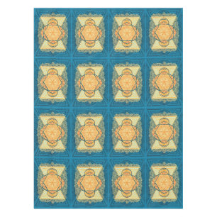 Radiant Sacred Geometry Mandala Tablecloth