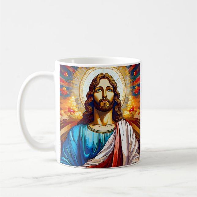 Radiant Saviour Art Coffee Mug (Left)
