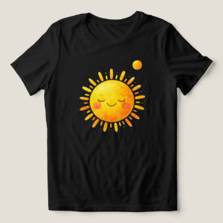 Radiant Smiling Sun – Joyful Women’s Tee