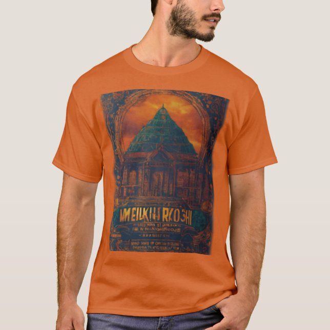 "Radiant Spectrum: Colourful Sunlight-Inspired T-S T-Shirt (Front)