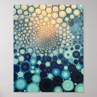 Radiant Spiral of Concentric Circles