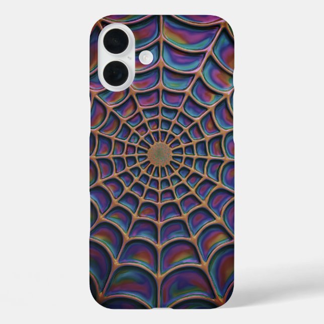 Radiant Spiral Web Abstract Case-Mate iPhone Case (Back)