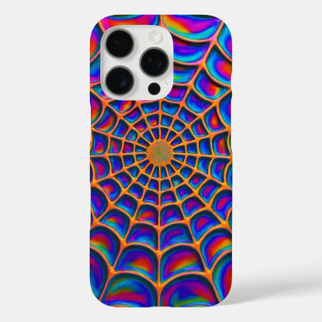 Radiant Spiral Web Abstract Case-Mate iPhone Case (Back)