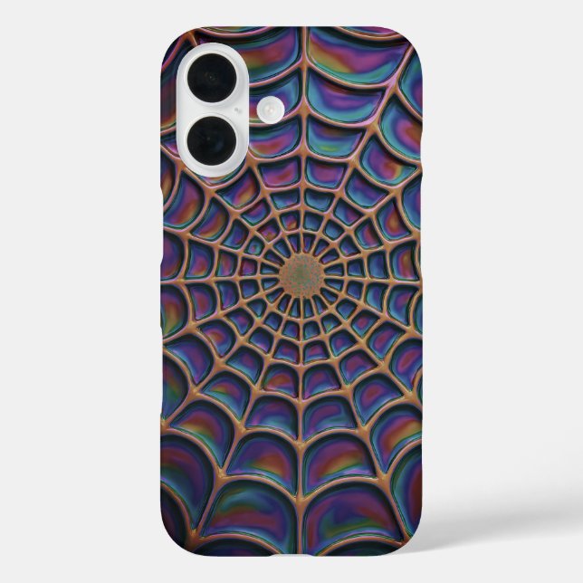 Radiant Spiral Web Abstract Case-Mate iPhone Case (Back)