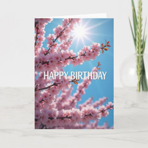 Radiant Spring Birthday Card