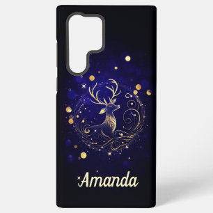 Radiant Stag in Gold Samsung Galaxy Case