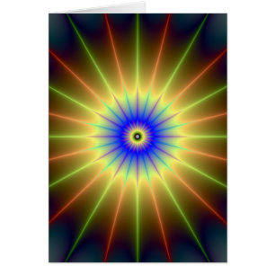 Radiant Star Greeting Card