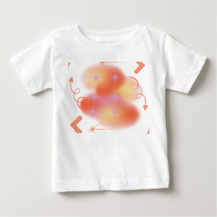 Radiant Starburst Abstract Design Baby T-Shirt
