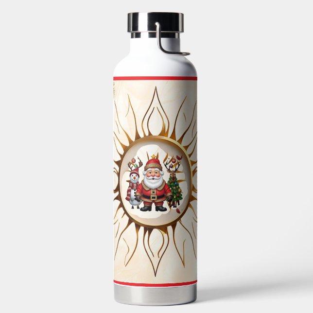 "Radiant Sun Design" Water Bottle (Left)