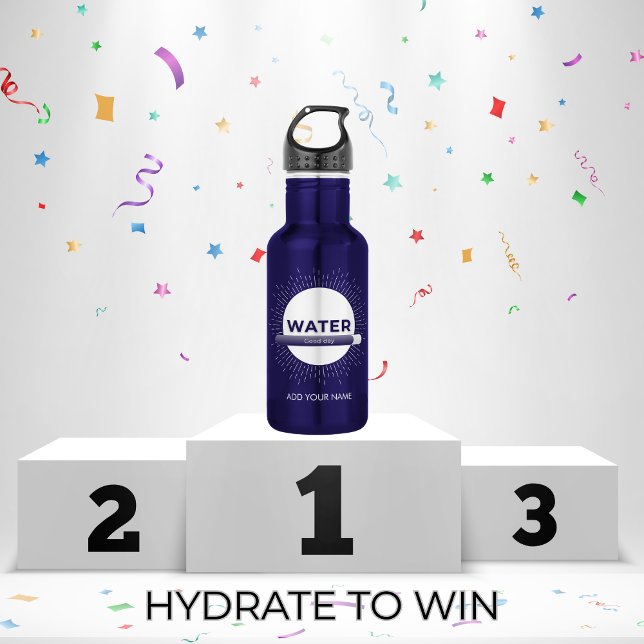 Radiant Sun Water Quote with Good Day Bar 532 Ml Water Bottle (Creator Uploaded)