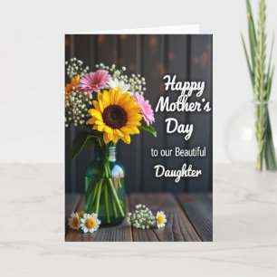 Radiant Sunflower Mother Card