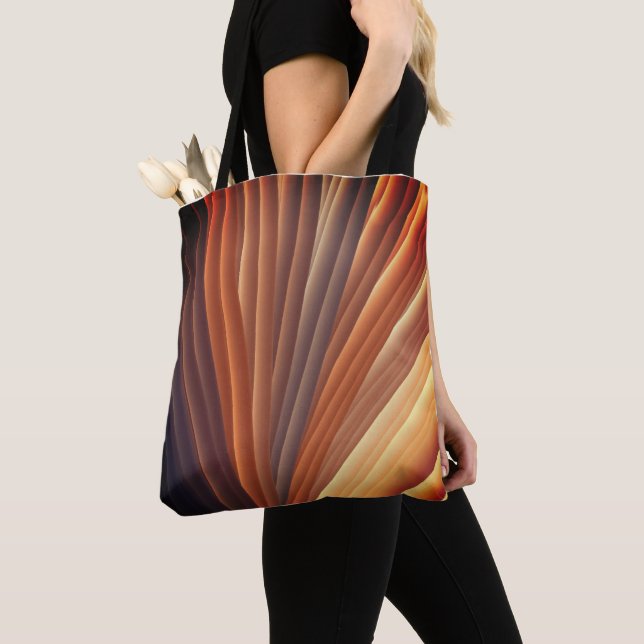 Radiant Threads: The Colour Connection Tote Bag (Close Up)