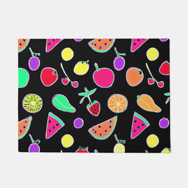 Radiant Tropic Neon Magic Doormat (Front)