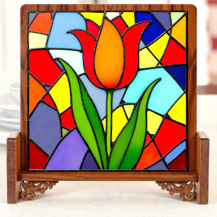 Radiant Tulip Mosaic Tile