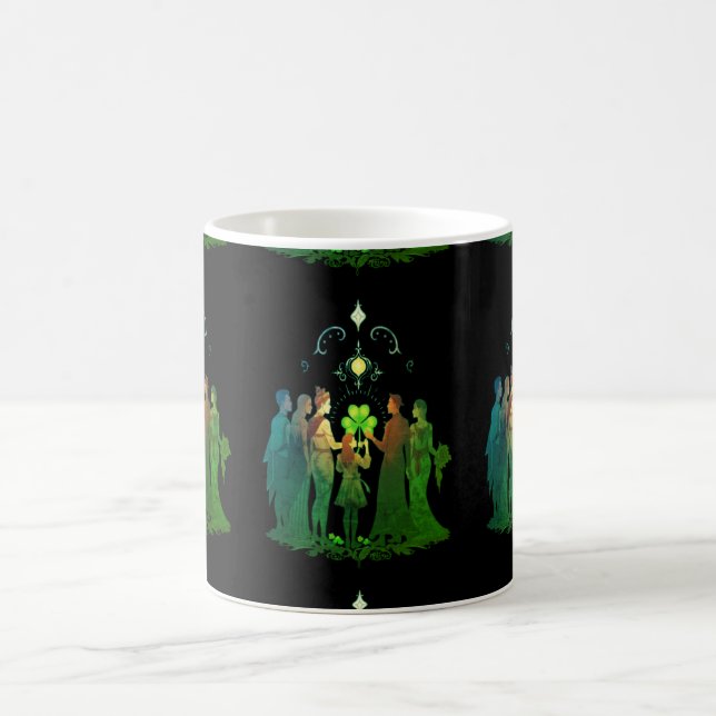 Radiant Unity – Clover of Hope Coffee Mug (Center)
