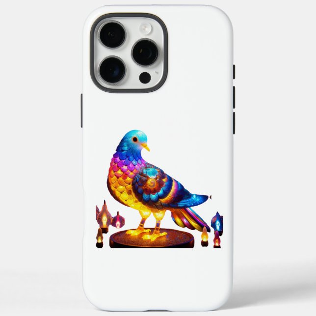 Radiant Urban Pigeon Case-Mate iPhone Case (Back)