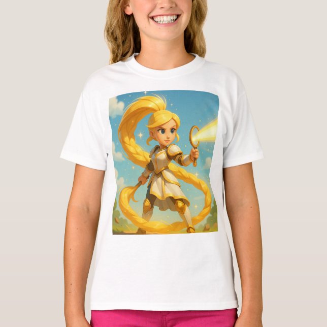 Radiant Warrior — Light Side Heroine T-Shirt (Front)