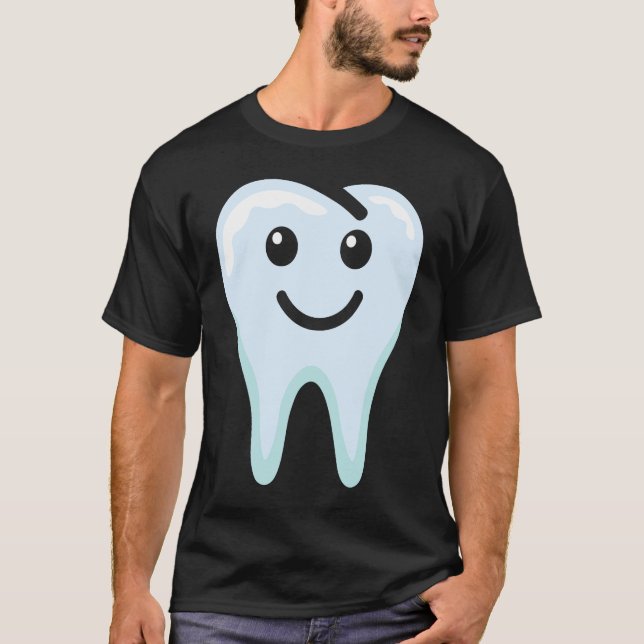 Radiant White Teeth Dentist Dentist Aid T-Shirt (Front)