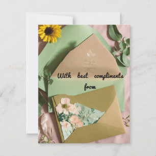 Radiant Wishes for Your Special Day greeting card