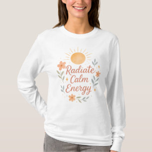 Radiate Calm Energy – Pastel Watercolor T-Shirt