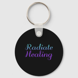 Radiate Healing Prevention Awareness Design Key Ring