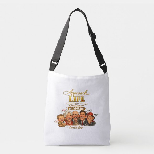 Radiate joy crossbody bag (Front)