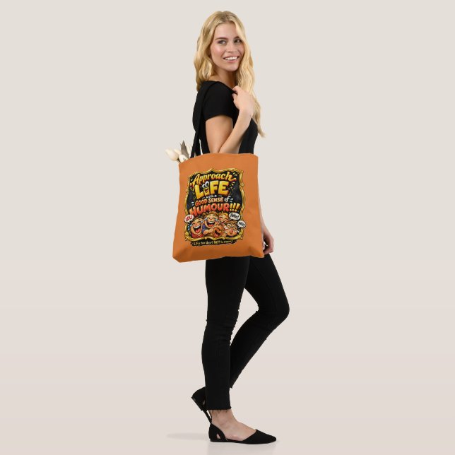 Radiate joy tote bag (On Model)