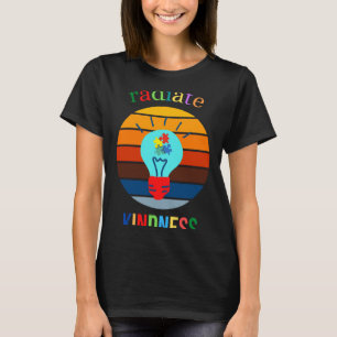 Radiate Kindness Retro Vintage Autism World Awaren T-Shirt