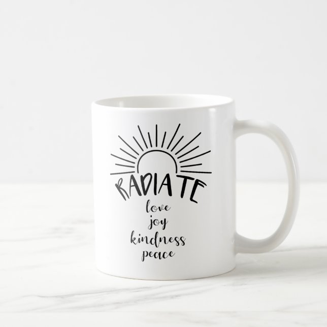 Radiate Love - Coffee Mug (Right)