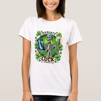 Radiate Lucky Radiology St. Patrick's Day shirt