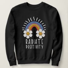 Radiate Positivity | Colourful Rainbow and Flowers