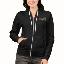 "Radiate Positivity" Full-Zip Hoodie. T-Shirt