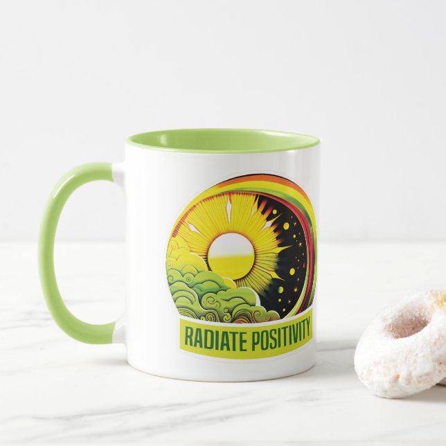 Radiate Positivity Mug (With Donut)