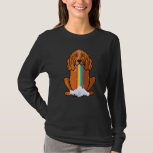 Radiate Positivity Rainbow Dog Cocker Spaniel T-Shirt
