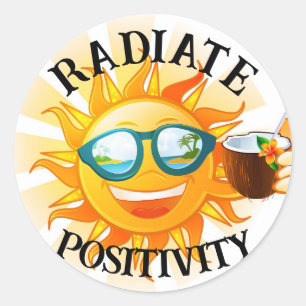RADIATE POSITIVITY STICKER