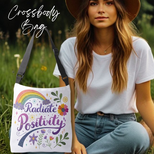 Radiate Positivity Tote Bag (Creator Uploaded)