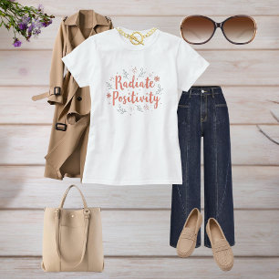 Radiate Positivity Wellness Floral Sunray Hoodie