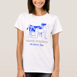 Radiate Positivity With Sunrise Funny Yoga T-Shirt