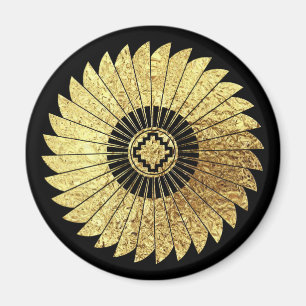 Radiating Feathers Magnet