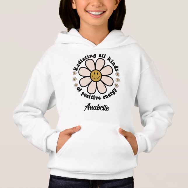 Radiating Positive Energy Happy Face Flower (Front)