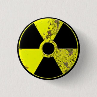 Radiation 3 Cm Round Badge