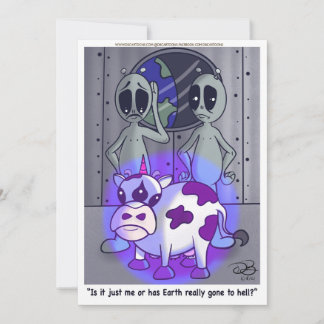 Radiation Cartoon Card